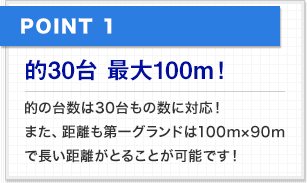 的30台 最大100m！ 